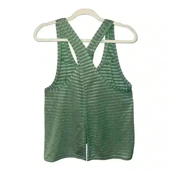 Zyia Active Split Back Green Tank Tank, Medium (Est.) - Picture 4 of 10